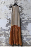 Mutedance 24 Spring/Summer Layered Dress MD-MD24SS81-OLD old gold PM136